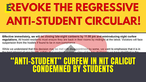 The late-night canteen on campus is also to be closed by 11 pm.