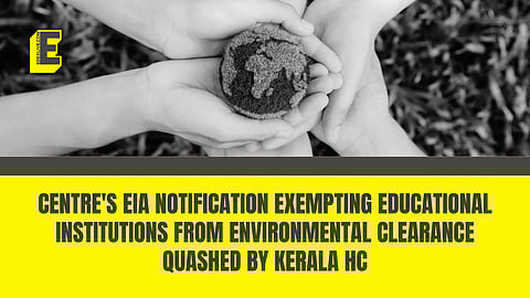 The 2014 EIA notification was invalidated by the high court due to its deviation from the draft version.