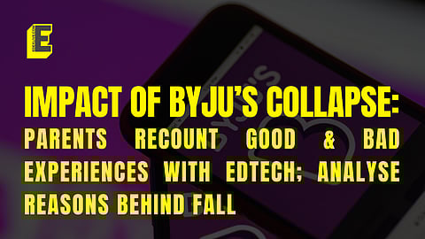 A student also recounted his disappointing experience with BYJU’S customer services