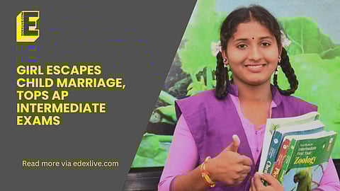 G Nirmala emerged as the AP inter exams topper with 421 marks out of 440.