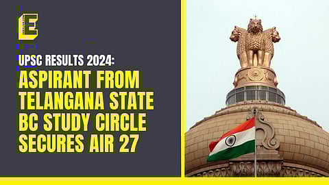 UPSC Results 2024: Aspirant from Telangana State BC Study Circle secures AIR 27