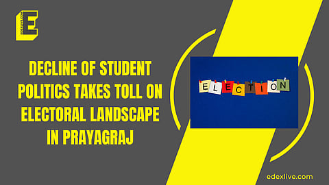 This decline is attributed to the discontinuation of the student union at Allahabad University in 2018