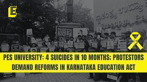 Protest was led by activist and social worker Dushyant Dubey