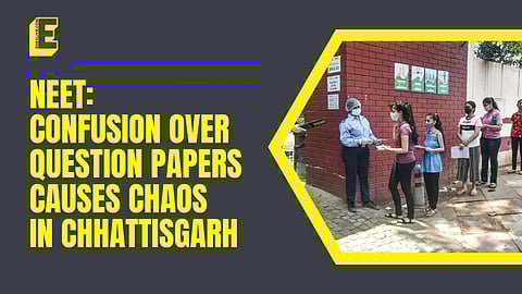 NEET UG 2024: Confusion over question papers causes chaos in Chhattisgarh