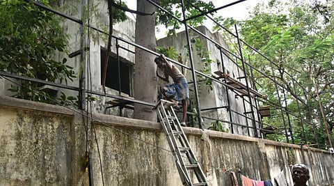 Scene from the abandoned building