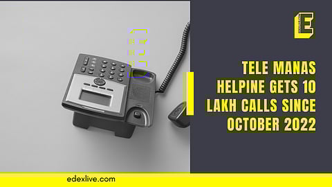 Centre’s Tele-MANAS helpline has received 10 lakh calls since October 2022