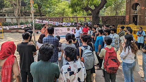 Student organisations united under the name Humans of Delhi University