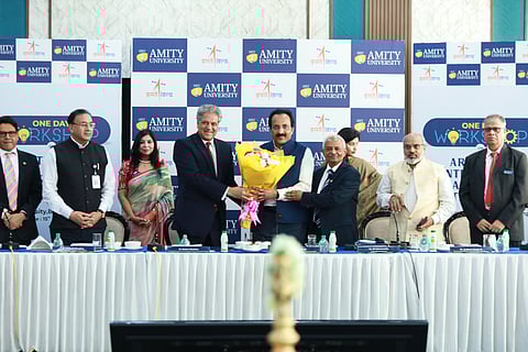 Dr Somanath praised the university for its initiative of collaborating with ISRO, understanding the industry challenges, and focusing on translational research