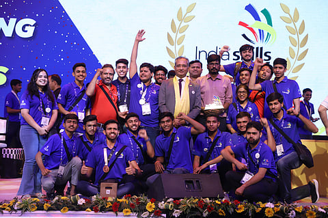 Winners of the IndiaSkills 2024 competition.