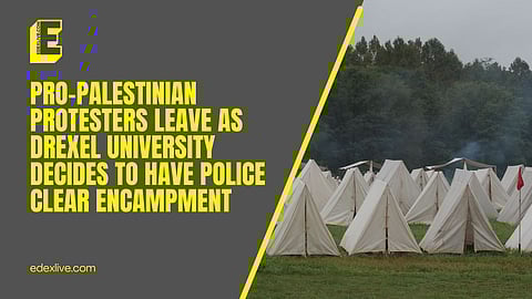 "The campers picked up their belongings for the most part and left by their own free will," Philadelphia Police Sergeant Eric Gripp said