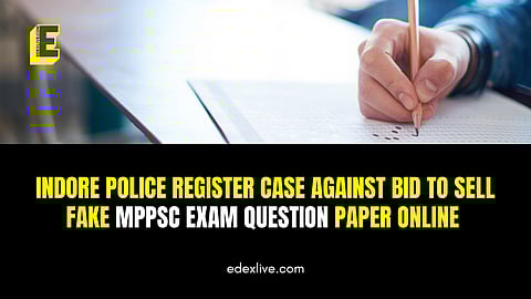 MPPSC exam paper...