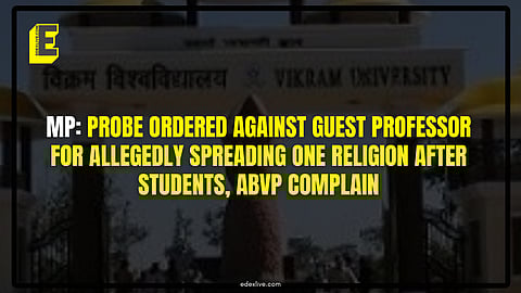 Vikram University in Madhya Pradesh.