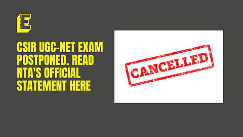 Yes, another exam cancelled