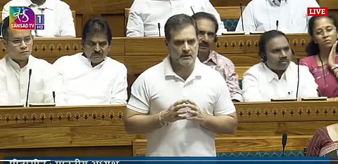 Rahul Gandhi speaking...