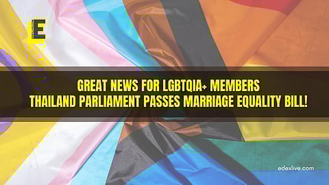 Thailand passes marriage equality bill