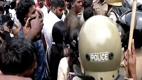 Kerala Students Union protests, demands probe into NEET-UG exam results