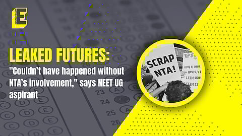 LEAKED FUTURES: "Grace marks a deflection to cover up something more sinister," says NEET-UG aspirant