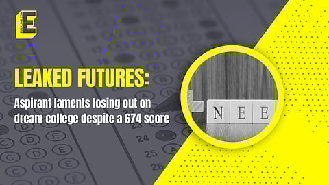 LEAKED FUTURES: "Ready to take re-test," says NEET-UG aspirant anguished by exam irregularities