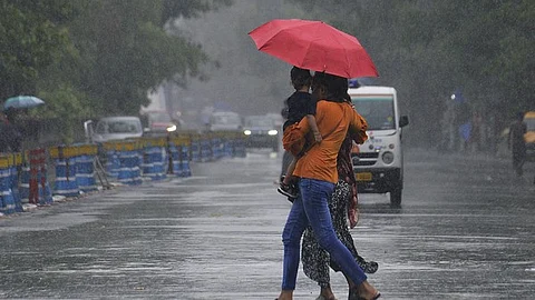 Rains in Imphal