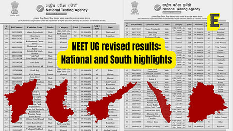 NEET UG revised results: National highlights including those from Southern states