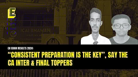 “Consistent preparation is the key”, say the ICAI CA Inter & Final toppers