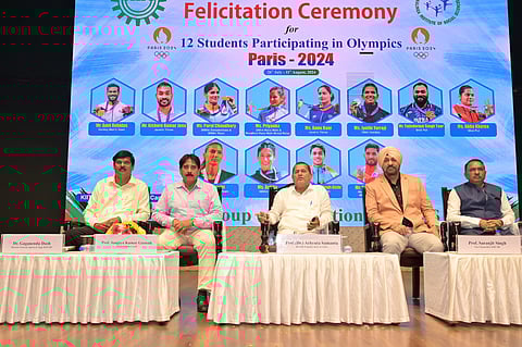 During the Felicitation Ceremony