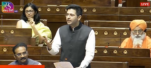 Raghav Chadha speaking