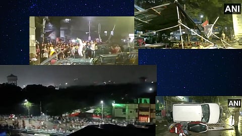 Scenes from the attack