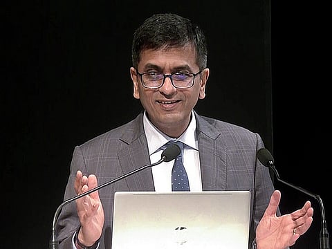 CJI Chandrachud. Image used for representational putposes.