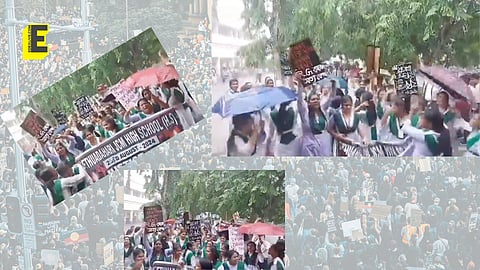 Their spirits remained high