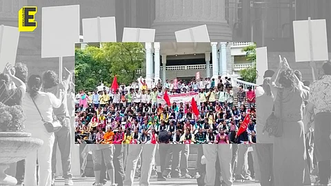 Protests were on