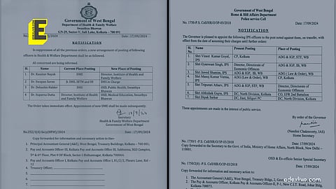 Breaking: West Bengal CP Vineet Goyal, DME, DHS transferred; netizens, BJP call it "musical chairs", "eyewash"