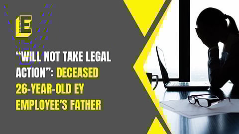 "During her audit of Bajaj Auto, she would work till 12.30 am...": Deceased 26-year-old EY employee's father