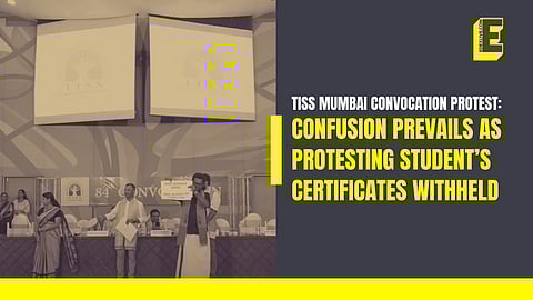 TISS Mumbai convocation protest: Confusion prevails as protesting student’s certificates withheld