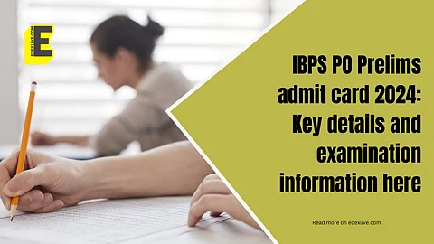 IBPS PO Prelims admit card 2024
