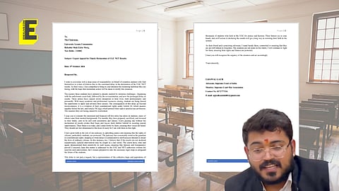 This is what the letter said