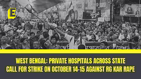 RG Kar protests: Private hospitals in West Bengal call for strike on October 14-15