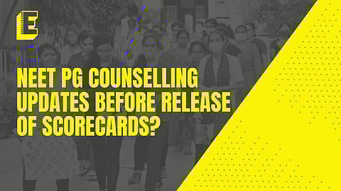 NEET PG counselling without scorecards would affect in-service candidates’ admissions: NEET expert Gaurav Tyagi
