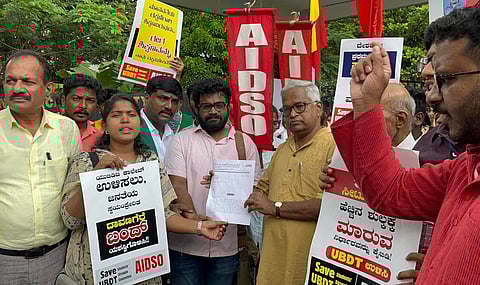 During the protests