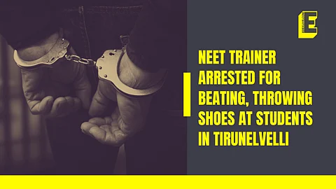 Tamil Nadu: NEET trainer booked for beating, throwing shoes at students