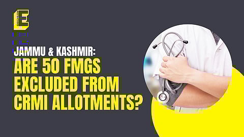 Jammu & Kashmir: About 50 FMGs left out in internship allotments, alleges association