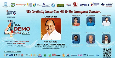 Crescent Innovation and Incubation Council - CIIC Mega Demo Day on Oct 24-25 | Here are details