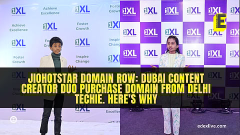 Jainam and Jivika, the new owners of jiohotstar.com