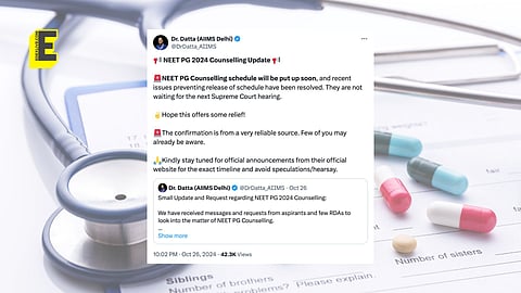 NEET-PG counselling schedule is awaited