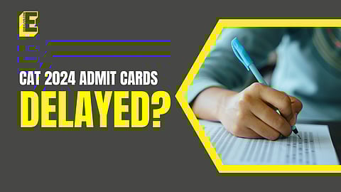 The CAT 2024 admit cards were supposed to be out today