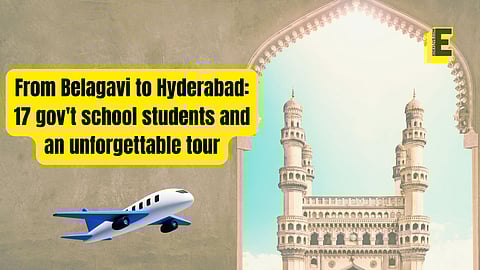 From Belagavi to Hyderabad: 17 gov't school students and an unforgettable tour