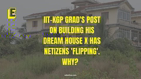 IIT-KGP grad's post on building