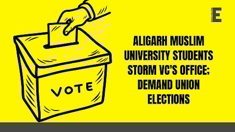 Aligarh Muslim University students demand election