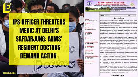 Resident Doctors Association (RDA) of AIIMS, New Delhi has condemned the verbal abuse of their colleagues at VMMC & Safdarjung Hospital, Delhi.
