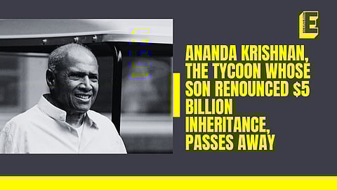 Ananda Krishnan, one of Malaysia's wealthiest individuals